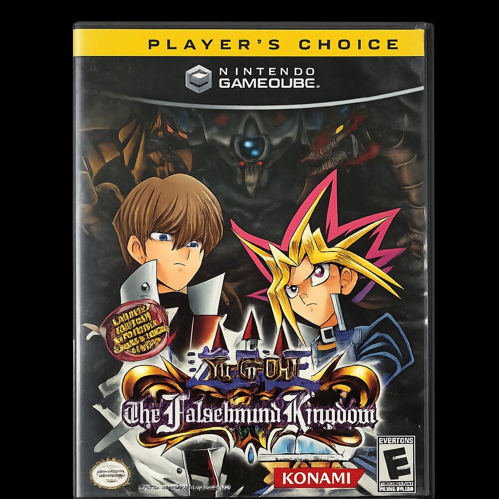 Yu-Gi-Oh The Falsebound Kingdom (Nintendo GameCube, 2003) CIB Complete Manual